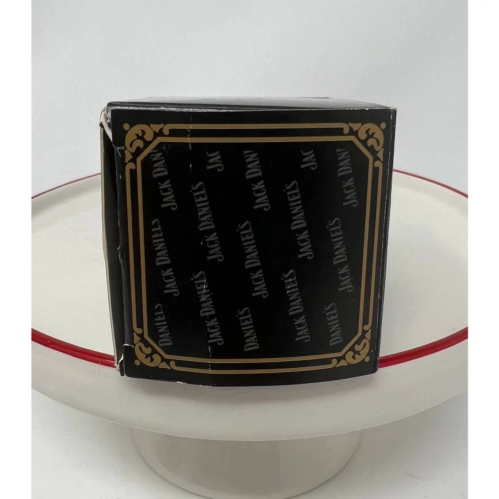 Jack Daniels 2002 Legends‎ of JD Old No. 7 Black Label Pewter Shot Glass Box New